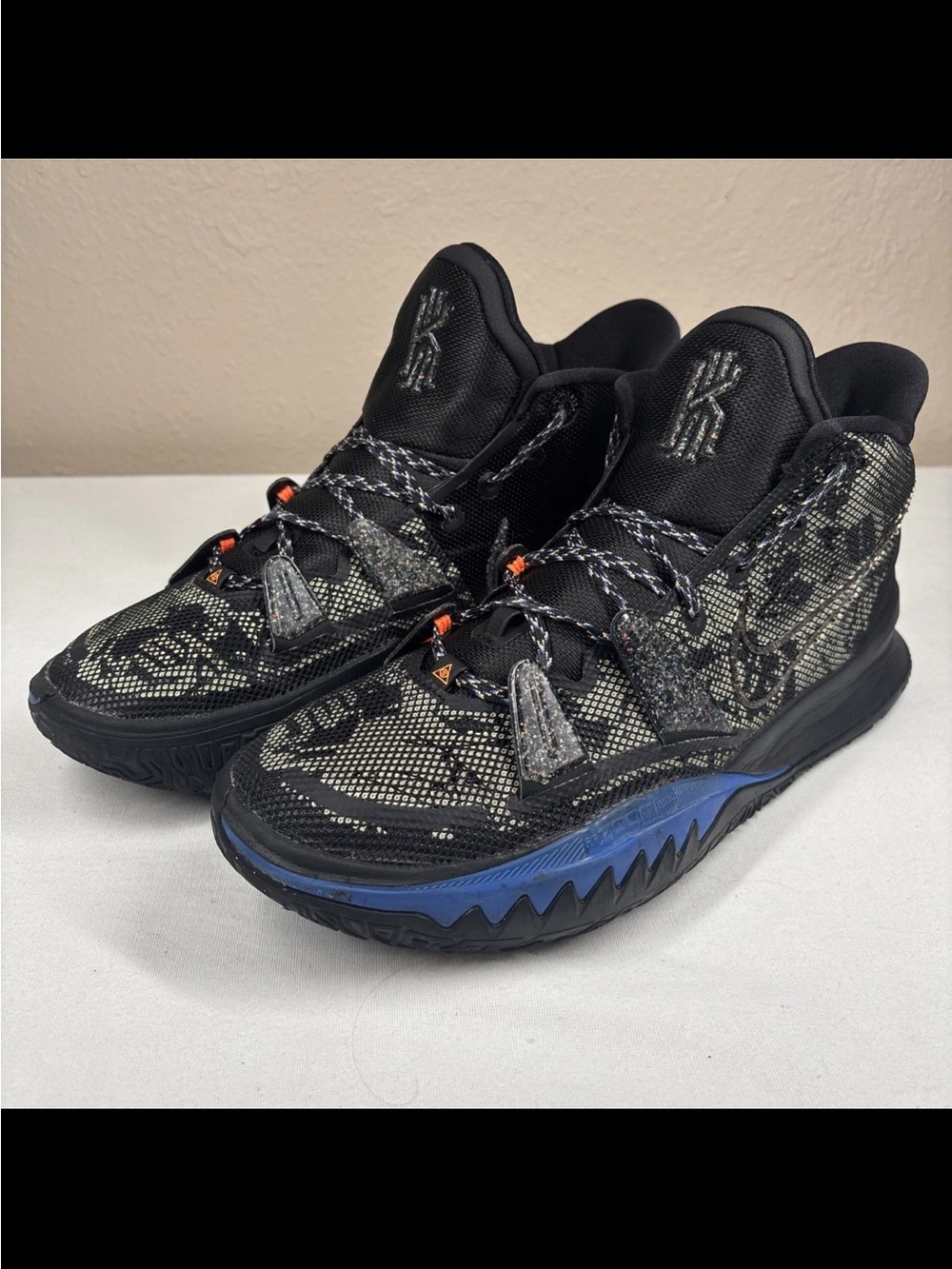 Nike Kyrie 7 EP 'Grind' Black Lime Ice Basketball Shoes - Size 11.5 Men’s